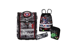 McNeill Schulranzen-Set PERFECTO 5tlg. MARVEL-AVENGERS