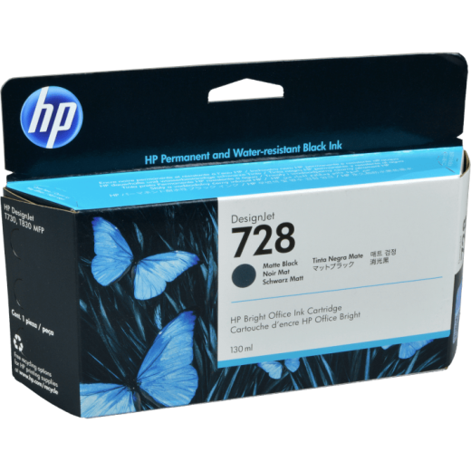 HP Tinte 3WX25A 728 matte black