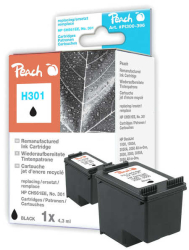 Peach Patrone HP Nr.301 (CH561EE) black no ink level chip...