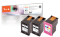 Peach Patrone HP Nr.301 MultiPack Plus no ink level chip remanufactured