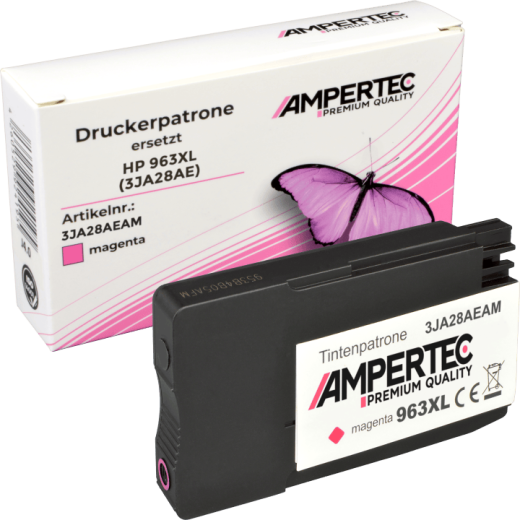 Ampertec Tinte ersetzt HP 3JA28AE 963XL magenta