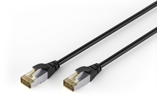 DIGITUS CAT 6A S/FTP Outdoor-Patchkabel, 2m, schwarz