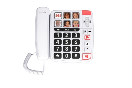 SWISSVOICE Xtra1110 Schnurgebundenes Seniorentelefon - Weiß