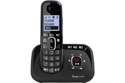 AMPLICOMMS BigTel1582 DECT-Mobilteil Freisprechen - Schwarz