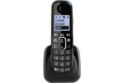 AMPLICOMMS BigTel1582 DECT-Mobilteil Freisprechen - Schwarz