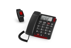 AMPLICOMMS BigTel 50 Alarm Plus, Schnur, Seniorentelefon