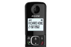 ALCATEL F860 Voice DECT-Telefon, Kabellos.Mobilteil-Schwarz