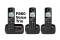 ALCATEL F860 Voice DECT-Telefon, Kabellos.Mobilteil-Schwarz