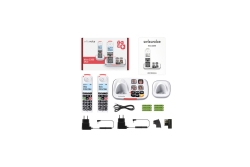 SWISSVOICE Xtra 2355 Duo-DECT-Schnurl. Festnetztelefon Weiß