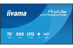 IIYAMA 189.0cm(75) LH7566UHSB-B1AG 16:9 2xHDMI+USB-C VA (Speditionsversand)