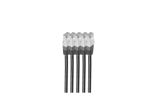 Shiverpeaks Patchkabel cat6 S/FTP LSZH VE5 schwarz 0,5m