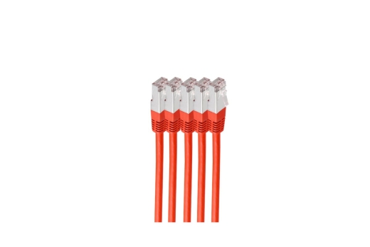 Shiverpeaks Patchkabel cat6 S/FTP LSZH VE5 rot 1,0m