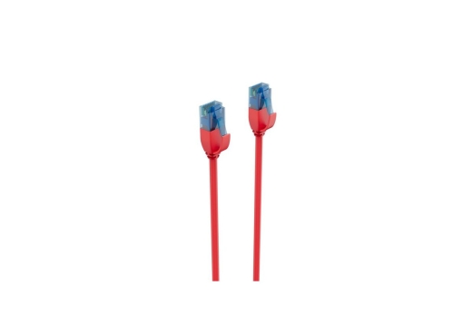 Shiverpeaks Netzwerkkab Patchkab cat.6 U/UTP slim rot 0,3m