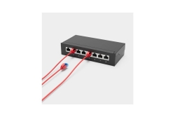 Shiverpeaks Netzwerkkab Patchkab cat.6 U/UTP slim rot 0,3m