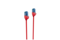 Shiverpeaks Netzwerkkabel Patchkab cat.6 U/UTP slim rot 1m