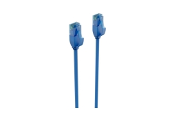 Shiverpeaks Netzwerkkab Patchkab cat.6 U/UTP slim blau 0,3m