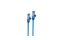 Shiverpeaks Netzwerkkabel Patchkab cat6A S/FTP PIMF blau 5m