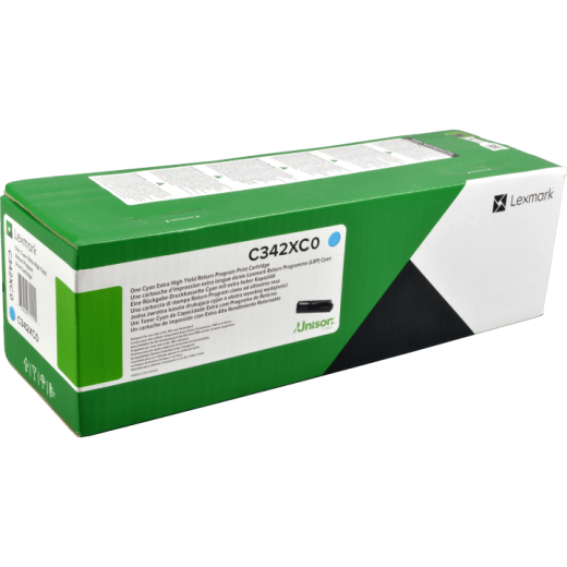 Lexmark Toner C342XC0 cyan