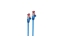 Shiverpeaks Patchkab S/FTP cat 6A PIMF LSZH GHMT blau 0,15m