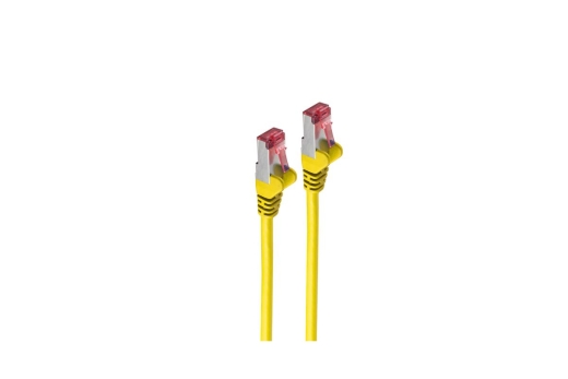 Shiverpeaks Patchkab S/FTP cat 6A PIMF LSZH GHMT gelb 0,15m