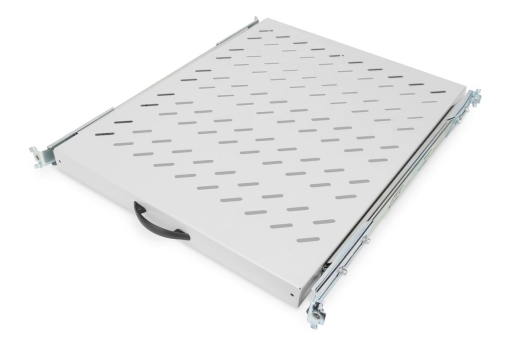 DIGITUS Fachboden 1HE 30x483x570mm bis 25kg grau ausziehbar