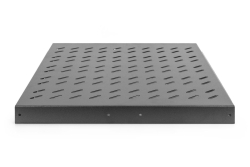DIGITUS Fachboden 1HE 30x483x570mm bis 25kg schwarz auszieh