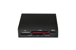 Logilink Card Reader 8.9cm (3,5) USB Front intern