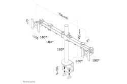 Neomounts TIS 10-27 2TFT 6Gelenke schw. Max12KG