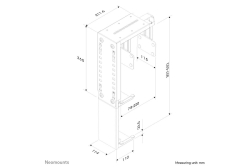 Neomounts PCH H:30-53cm B: 8-22cm Max.30KG Schw.