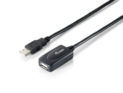 Equip Kabel USB-A2.0->A Akt. Erweiter. St/Bu 5.00m...