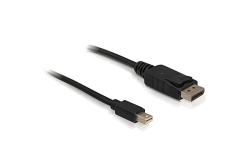 DELOCK Displayport Kabel mini DP -> DP St/St 2.00m sw 4K