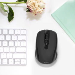 Logilink Maus mini Funk 2.4 GHz 800dpi optisch scroll black