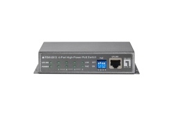 LevelOne PoE+Switch 4xFE PoE 120W Metall