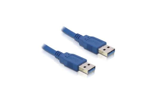 DELOCK USB3.0 Kabel A -> A St/St 1.50m blau