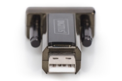 DIGITUS Adapter USB2.0/A -> seriell D-Sub9 St/St + 0.8m Kab retail