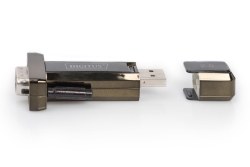 DIGITUS Adapter USB2.0/A -> seriell D-Sub9 St/St + 0.8m Kab retail