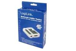Logilink Kabeltester Netzwerk RJ45/RJ12/RJ11 Stecker