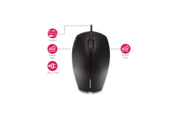 CHERRY GENTIX Optical Illuminated Maus Wired 1.80m schwarz