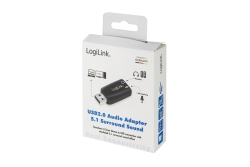 Logilink Soundkarte USB 5.1 mit Virtual 3D Soundeffekt