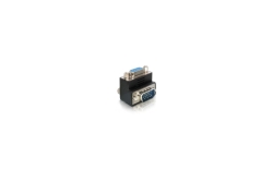 DELOCK VGA Adapter D-Sub15 -> D-Sub15 St/Bu 90° recht