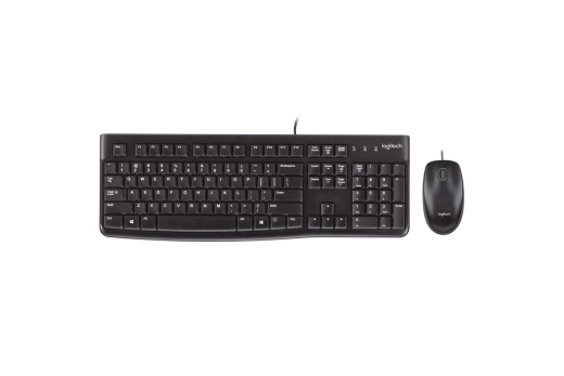 Logitech USB Keyboard+Mouse MK120 black