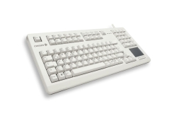 CHERRY MX11900 Tastatur Wired DE +Touchboard 1.75m hellgrau