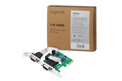 Logilink Schnittstelle PCIe Karte 2x seriell