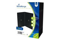 MediaRange DVD Leerhülle für 2 Discs 5er Pack...