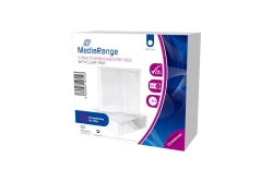 MediaRange CD Leerbox 5pcs Single clear retail