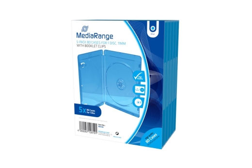 MediaRange Bluray Case 5pcs Single retail