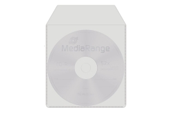 MediaRange CD Hüllen 50pcs Transparent Plastik