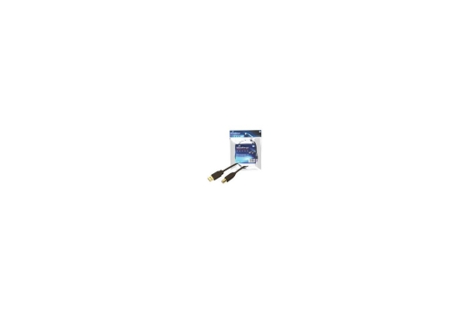 MediaRange USB Anschlusskabel A -> B St/St 1.80m sw Blister