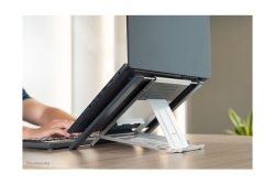 Neomounts Deskstand Laptop/IPAD-Ständer silber