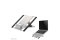 Neomounts Deskstand Laptop/IPAD-Ständer silber